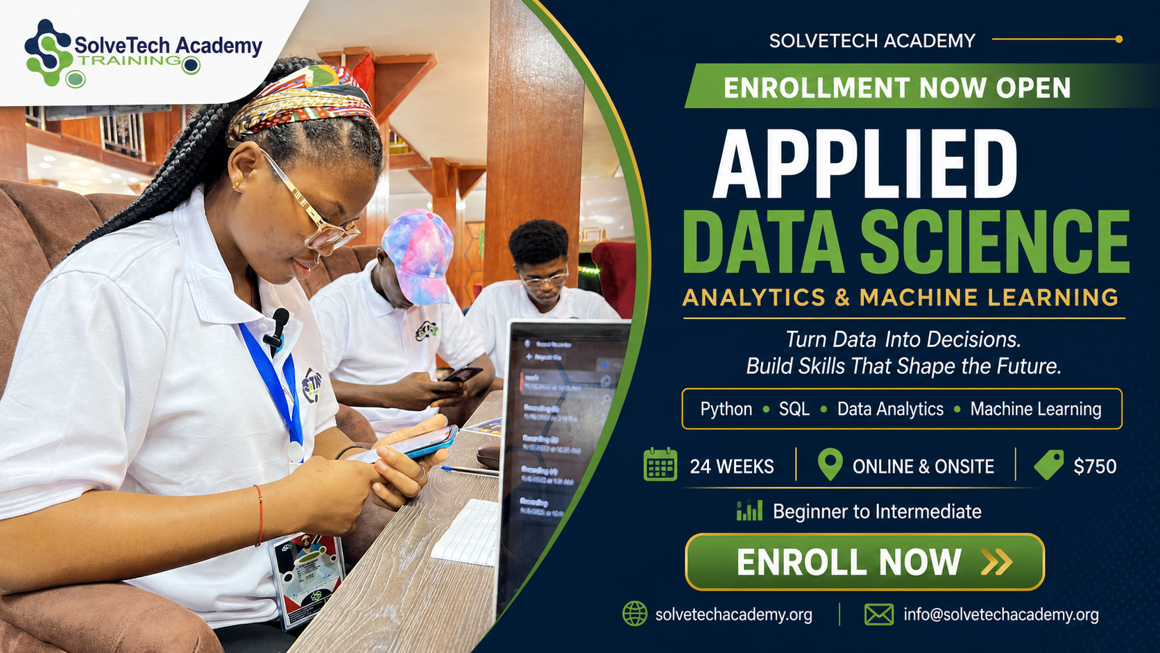 Applied Data Science, Analytics & Machine Learning