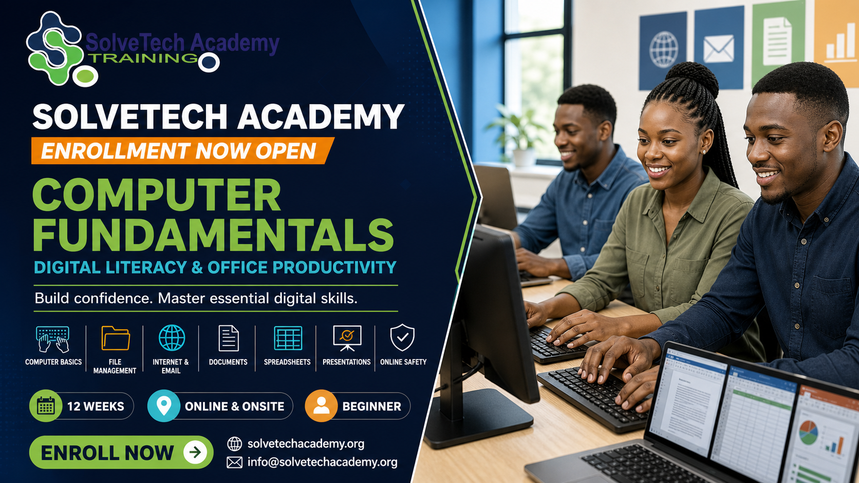 Computer Fundamentals, Digital Literacy & Office Productivity