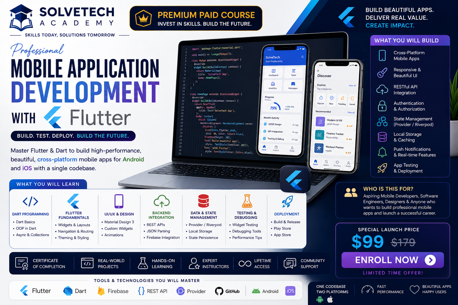 Professional Mobile Application Development with Flutter
